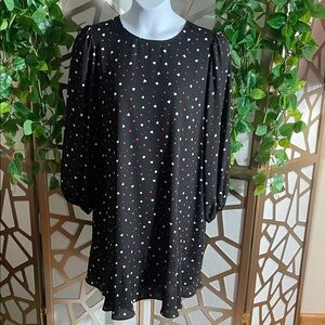 Ann Taylor Heart Print Dress